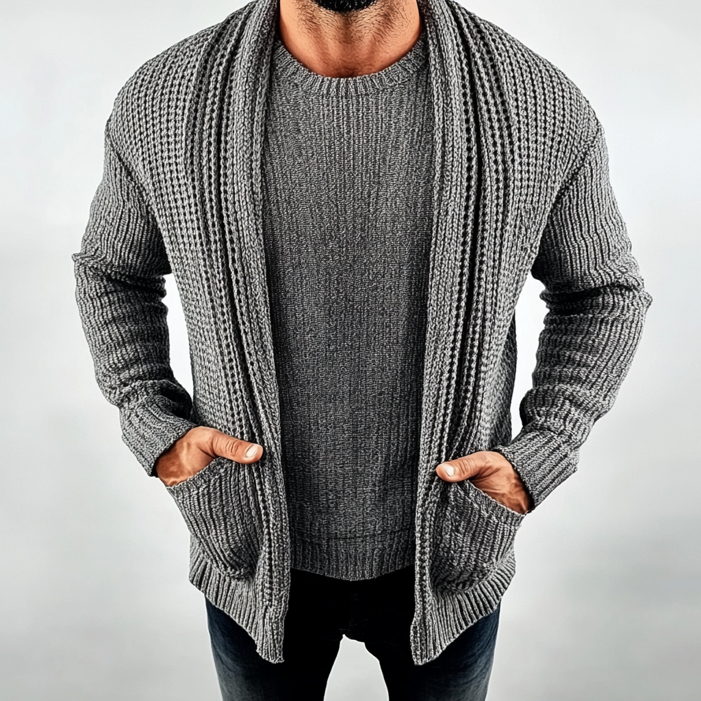 Men's Business Cardigan Sweater Cardigan