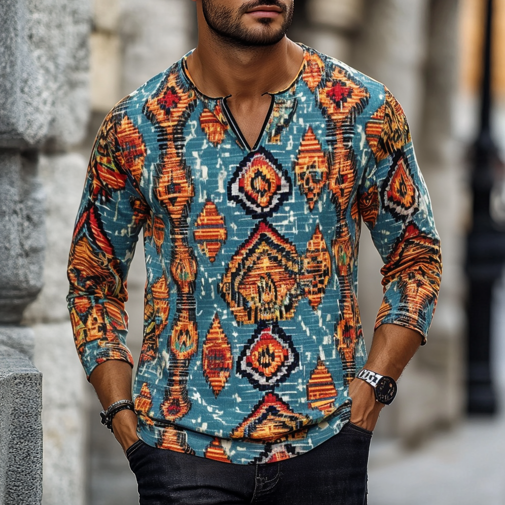 Vintage Henley Long Sleeve 