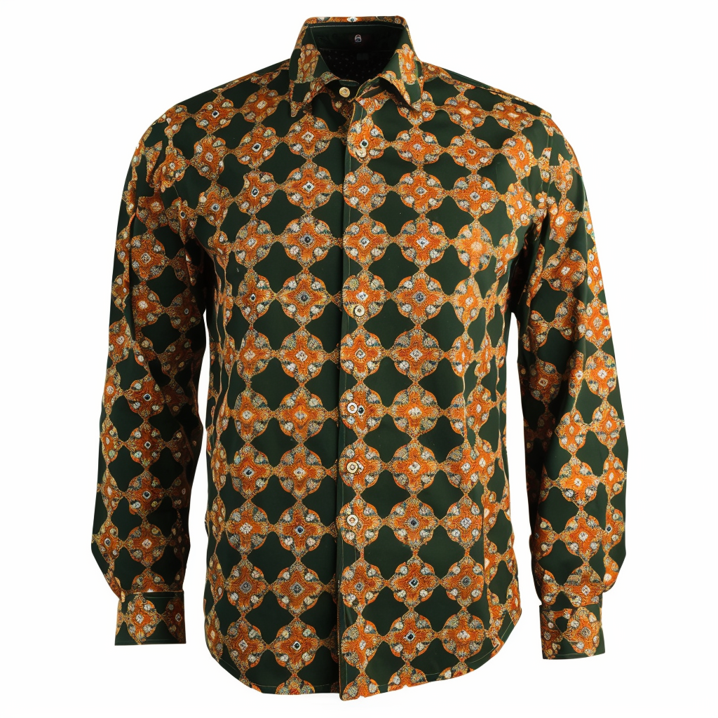 Men's Printed Shirt Woven Pattern