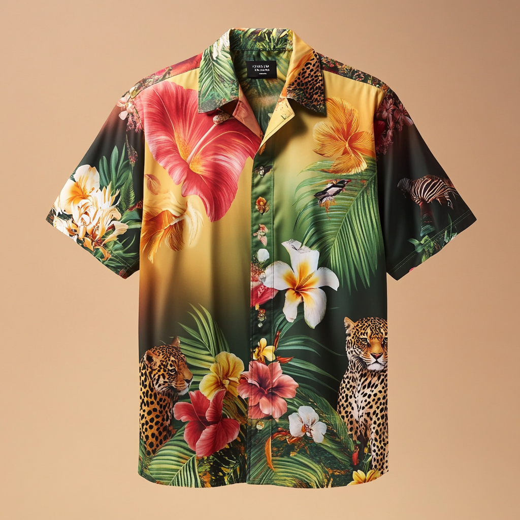 Cotton Casual Resort Hawaiian Shirt