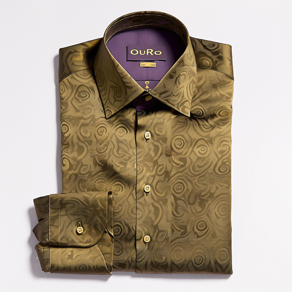 Men's Luxury Spiral Long Sleeve Shirt