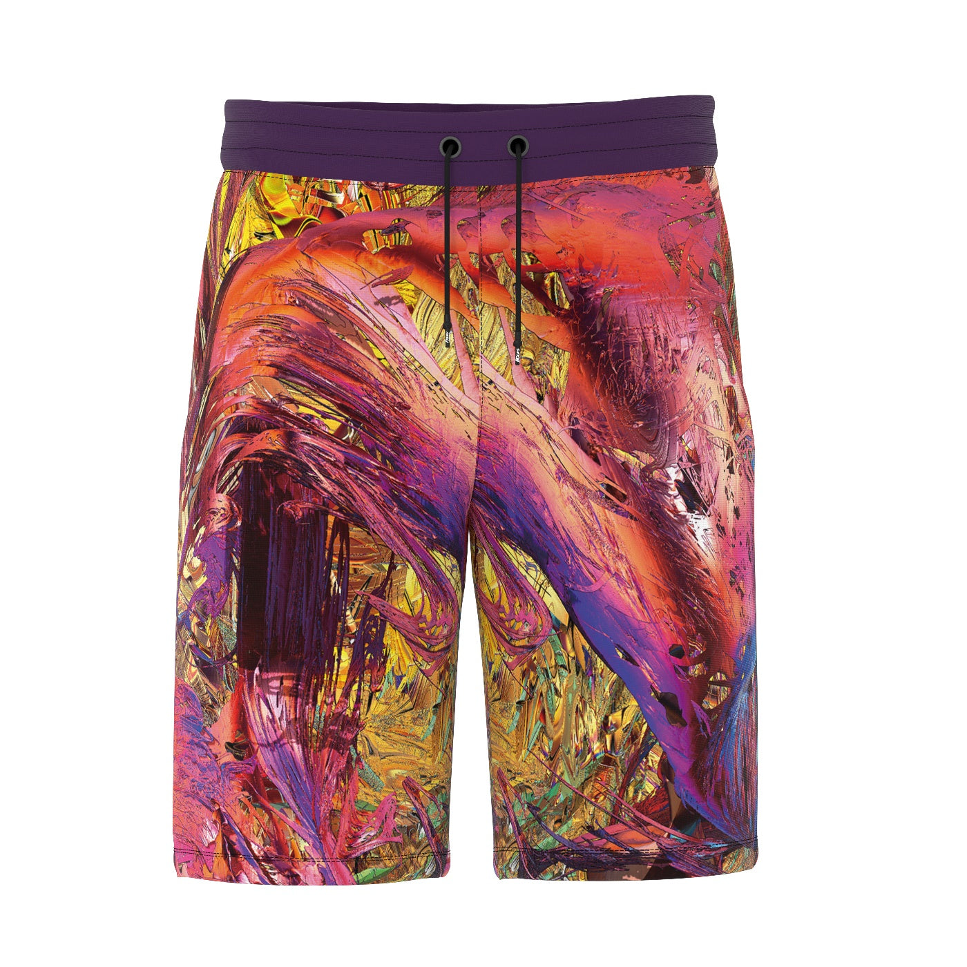 Abstract art graffiti Hawaiian Shorts