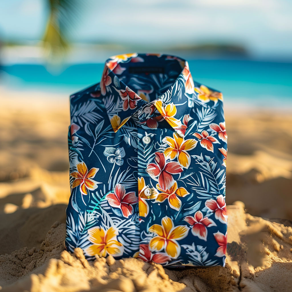 Tomslover  Tropical Print Hawaiian Shirts
