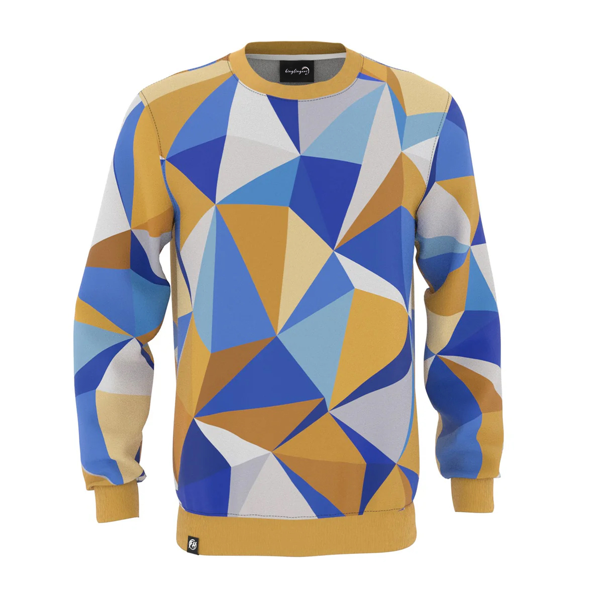 Print Sweatshirt Round Neck Pullover Men