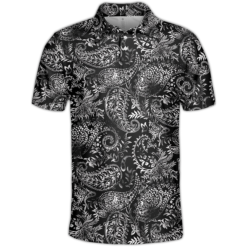 Unique Print Polo Shirt
