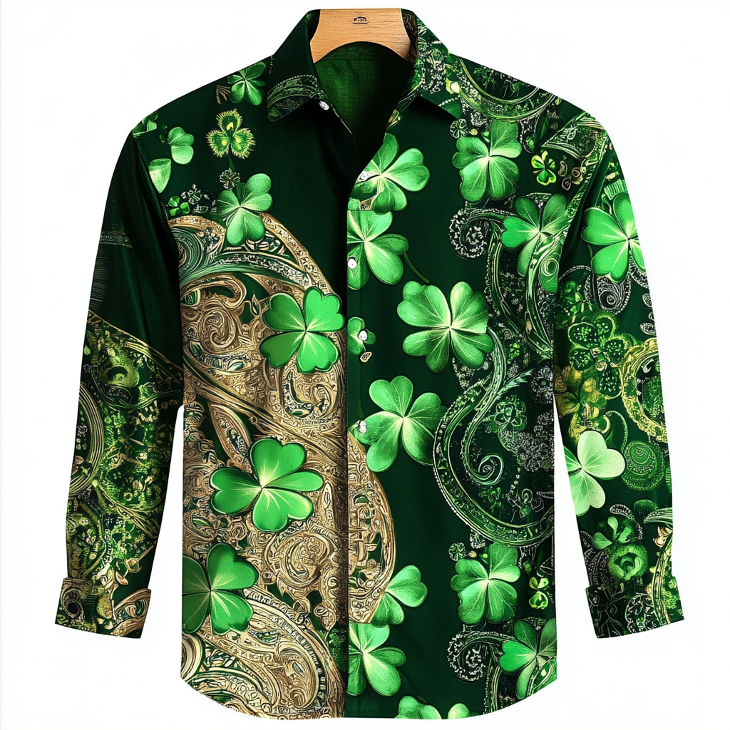 St. Patrick's Day Printed Shirt