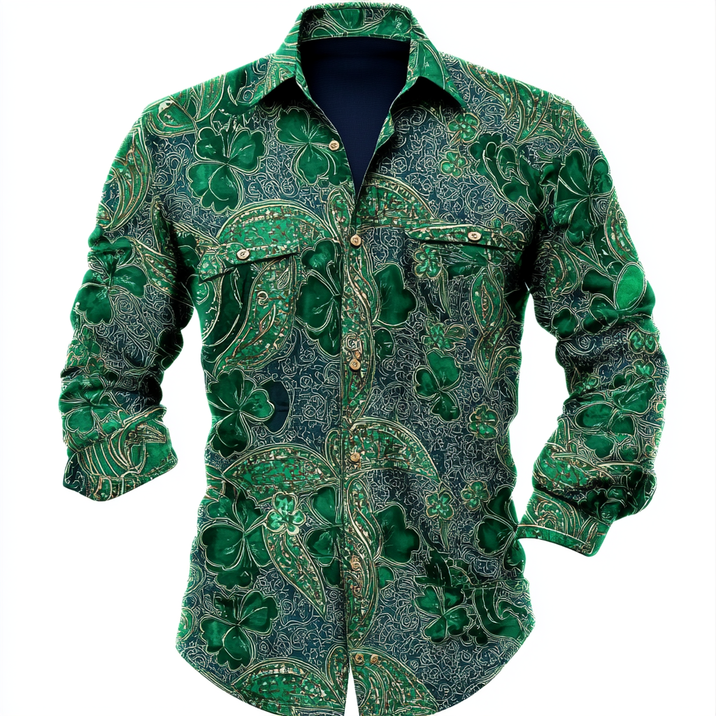 St. Patrick's Day Printed Shirt