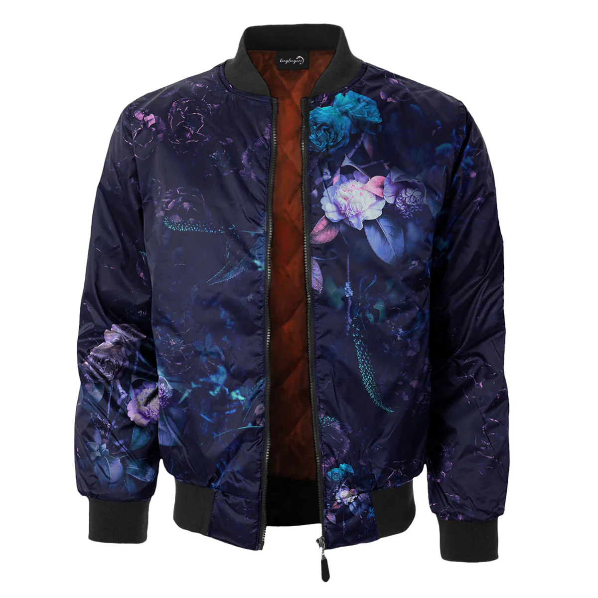 Men's Fashion Printed Zipper Jacket