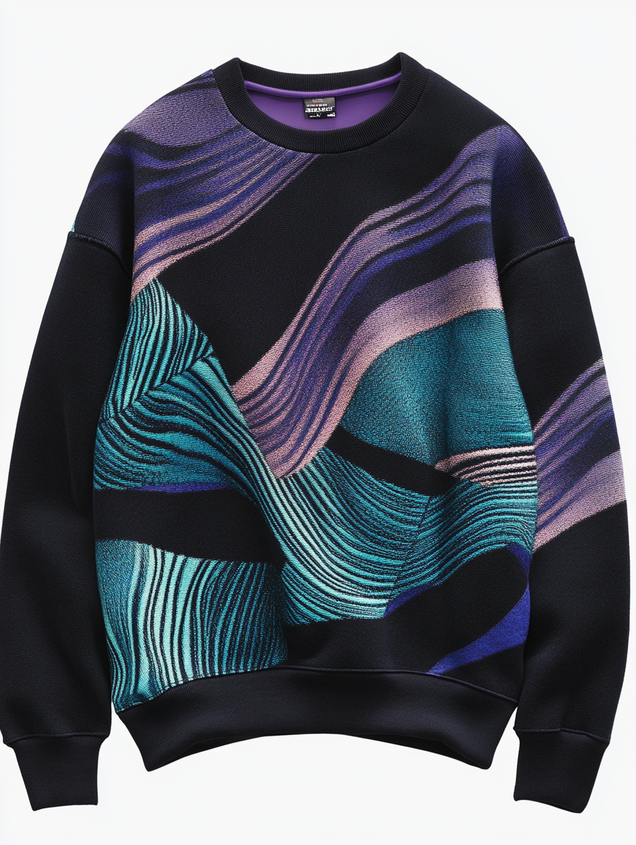 Men's business round neck pullover sweater