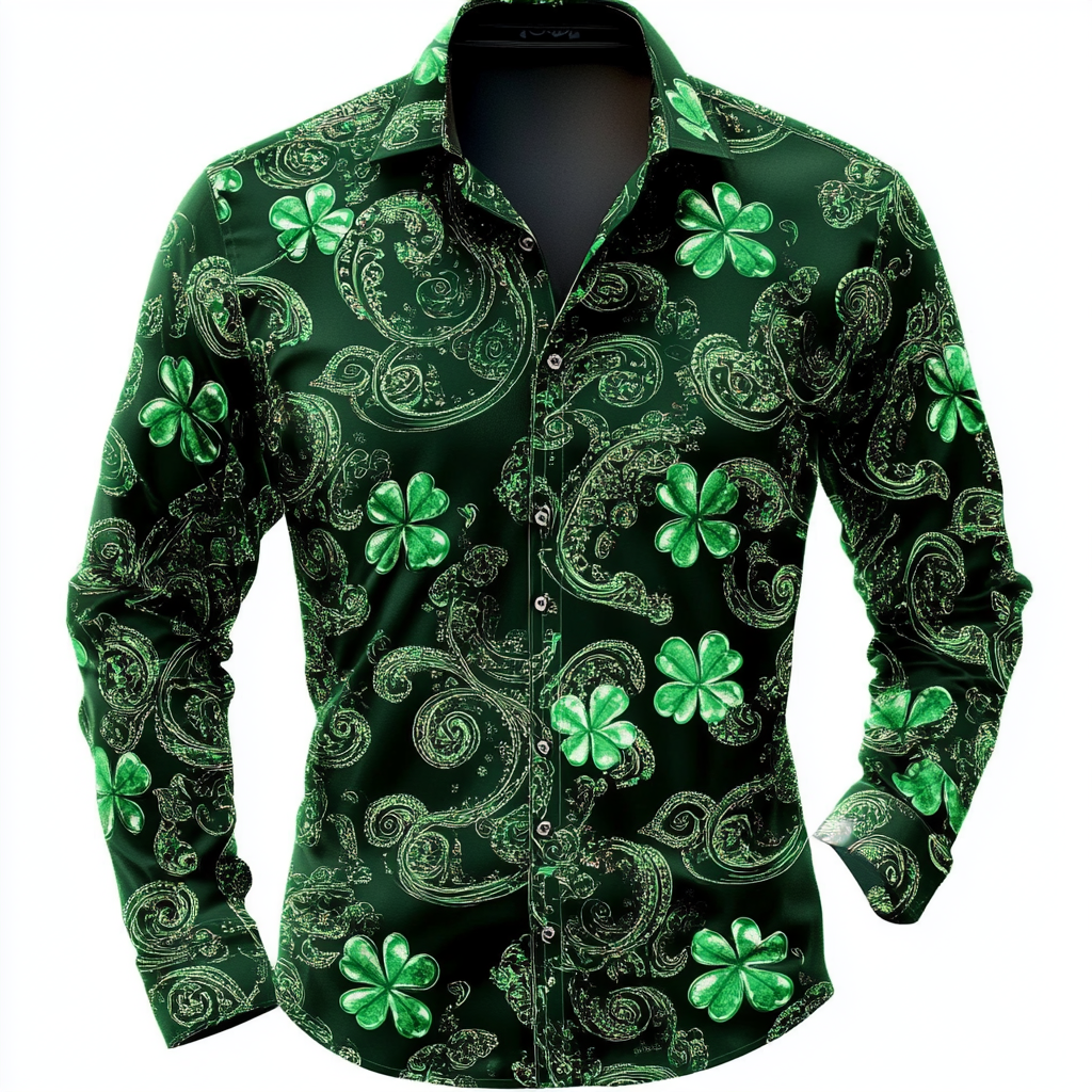 St. Patrick's Day Printed Shirt