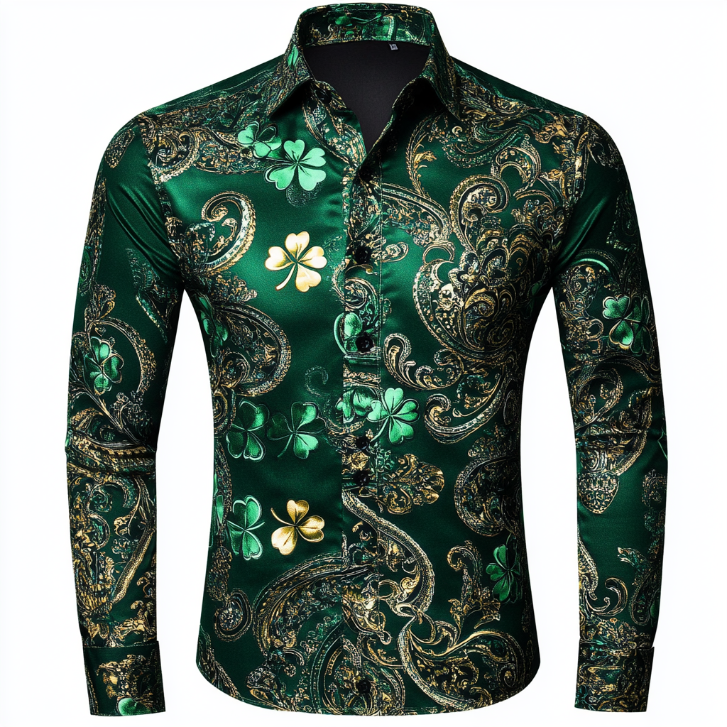 St. Patrick's Day Printed Shirt