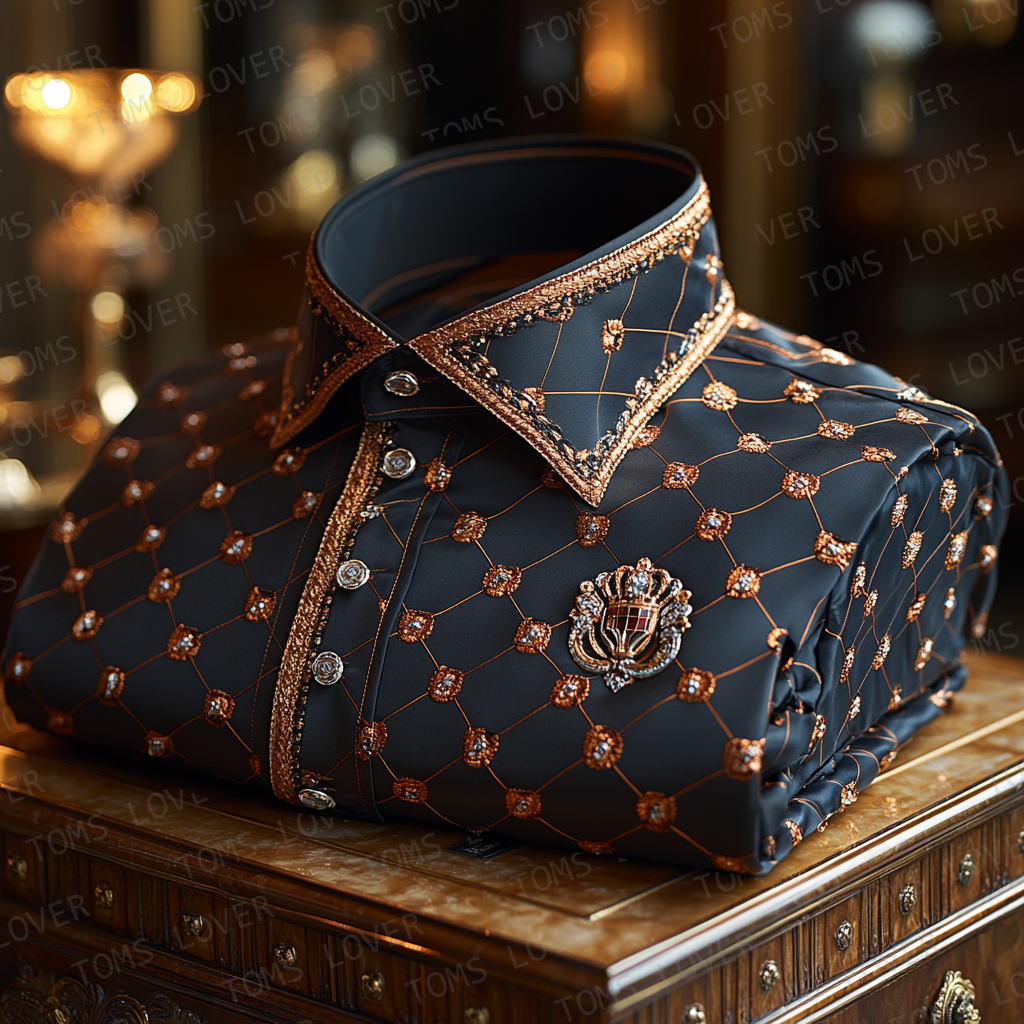 Luxury Court-Inspired Shirt for the Modern Gentleman
