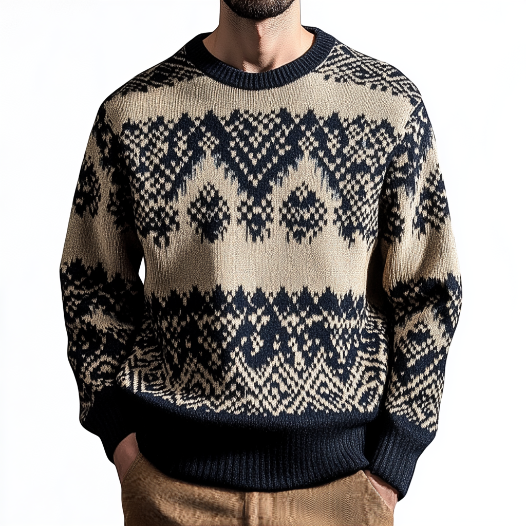 Men's Turtleneck Sweater Business Casual