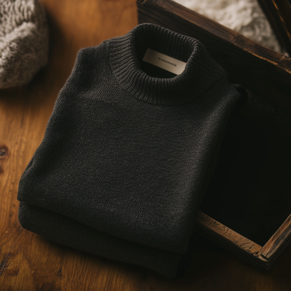 Men's Turtleneck Sweater Business Casual