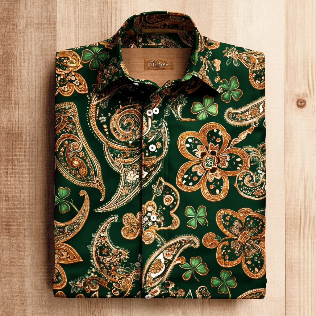 St. Patrick's Day Printed Shirt