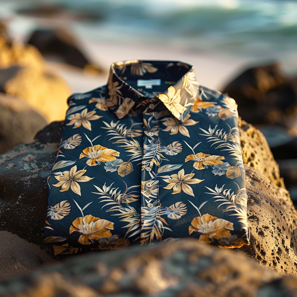Tomslover  Tropical Print Hawaiian Shirts