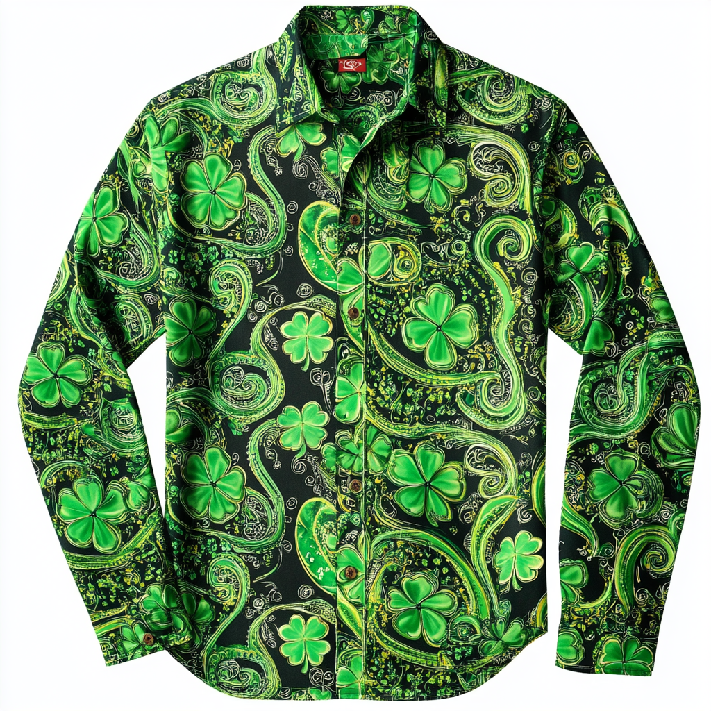 St. Patrick's Day Printed Shirt