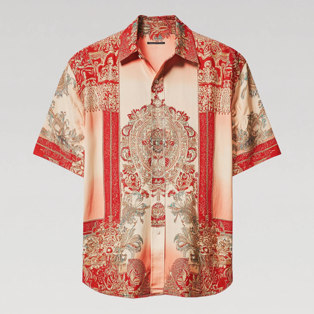 Cotton Casual Resort Hawaiian Shirt