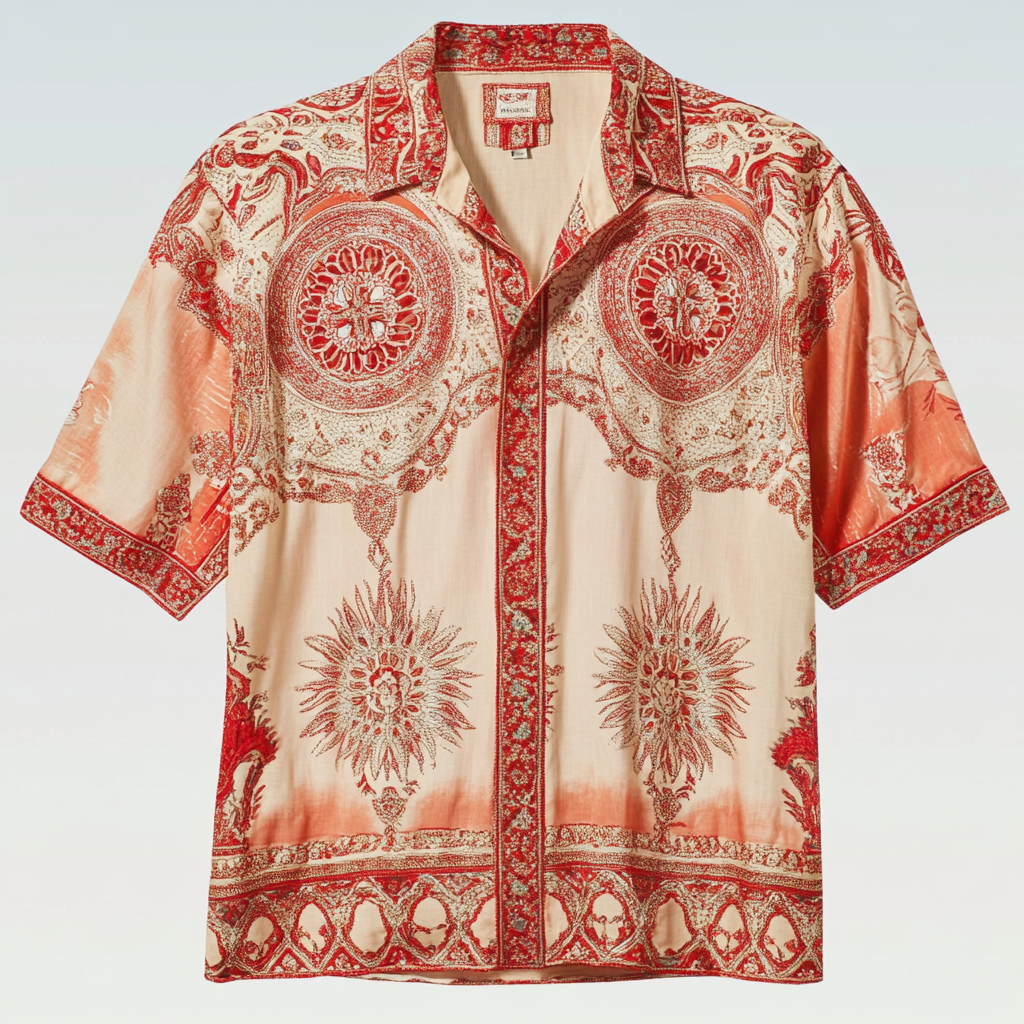 Cotton Casual Resort Hawaiian Shirt