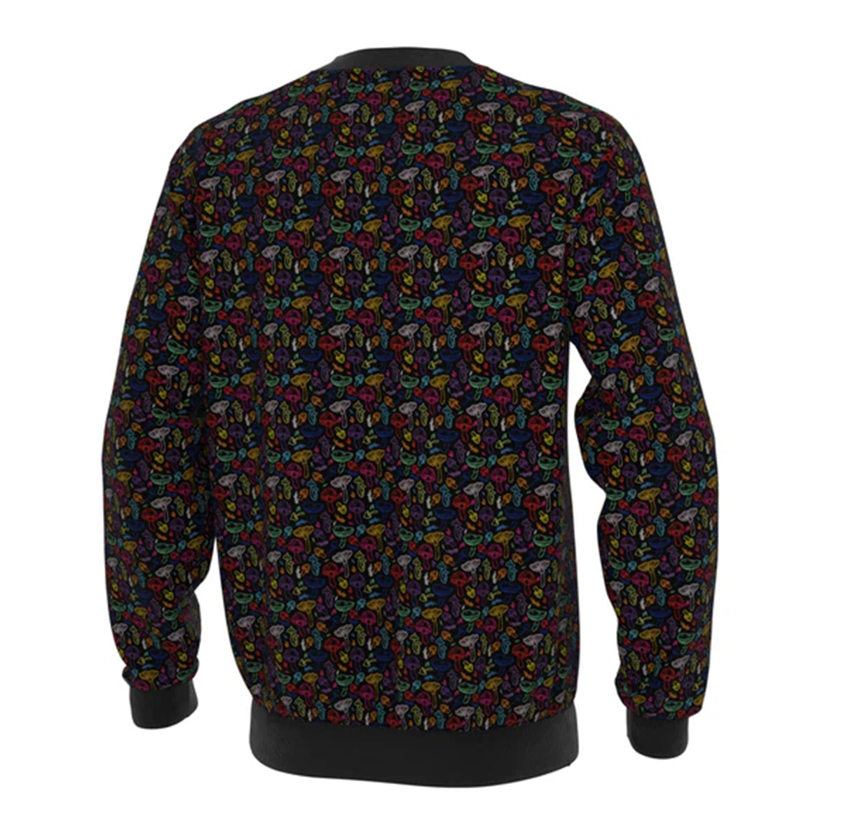 Print Sweatshirt Round Neck Pullover Men