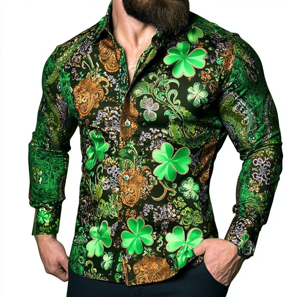 St. Patrick's Day Printed Shirt