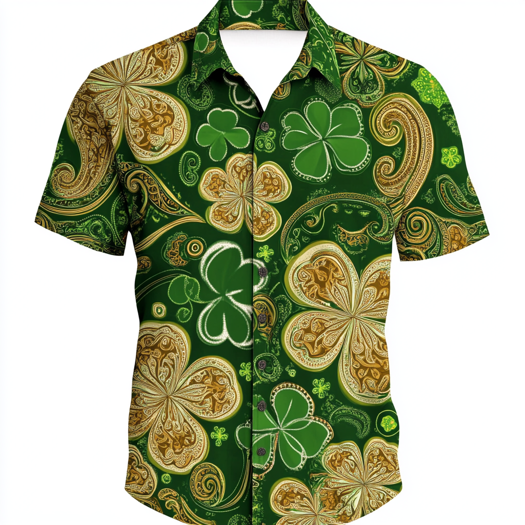St. Patrick's Day Printed Shirt