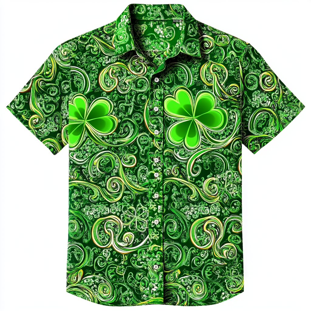 St. Patrick's Day Printed Shirt