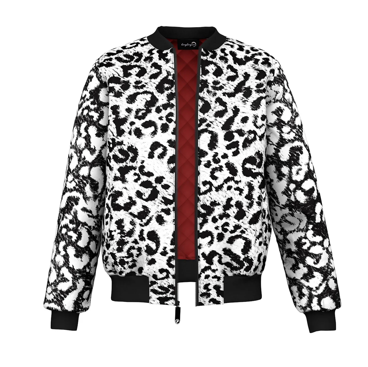 Men's Fashion Printed Zipper Jacket