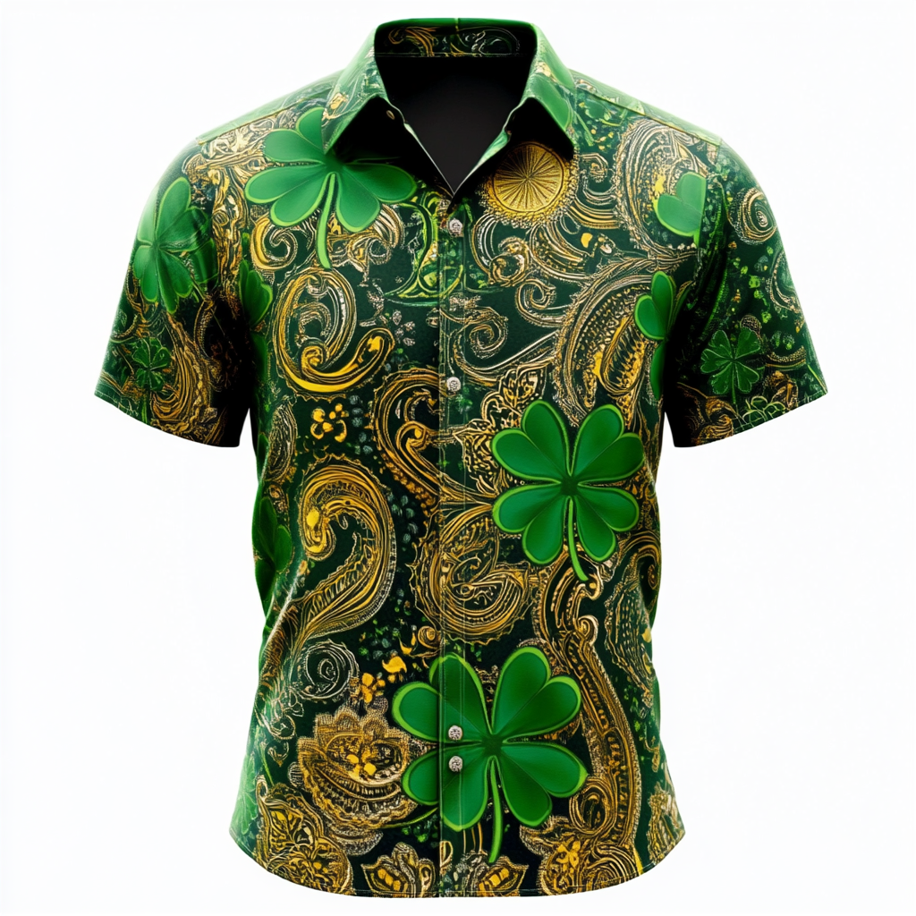 St. Patrick's Day Printed Shirt