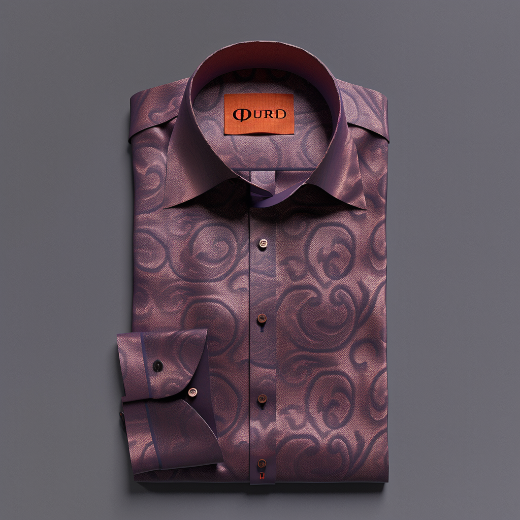 Men's Luxury Spiral Long Sleeve Shirt