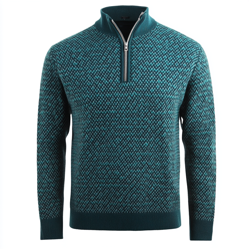 Men's casual half-zip Long sleeve sweatshirt sweater