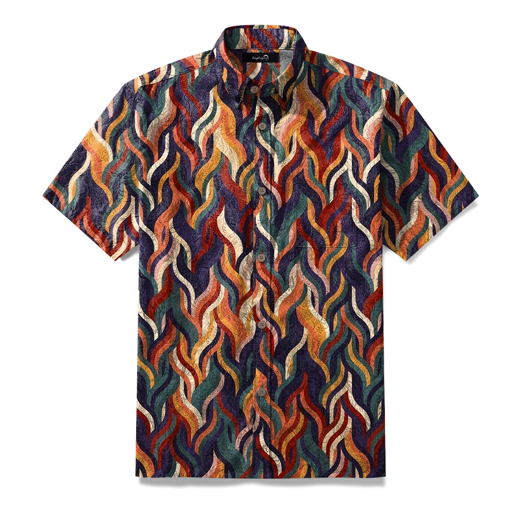 Artistic painting fashionable unique print shirt