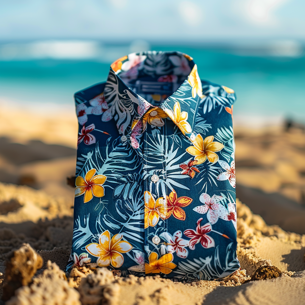 Tomslover  Tropical Print Hawaiian Shirts
