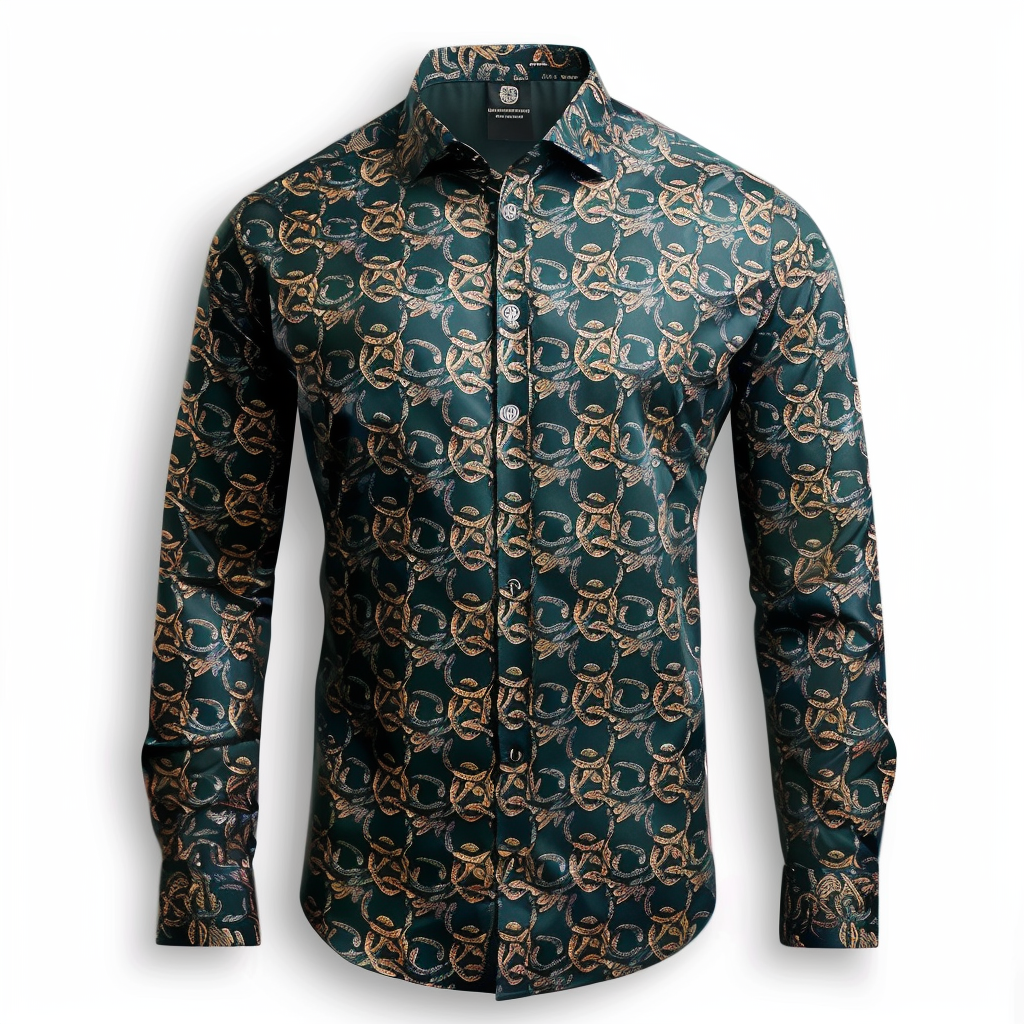 Men's Printed Shirt Woven Pattern
