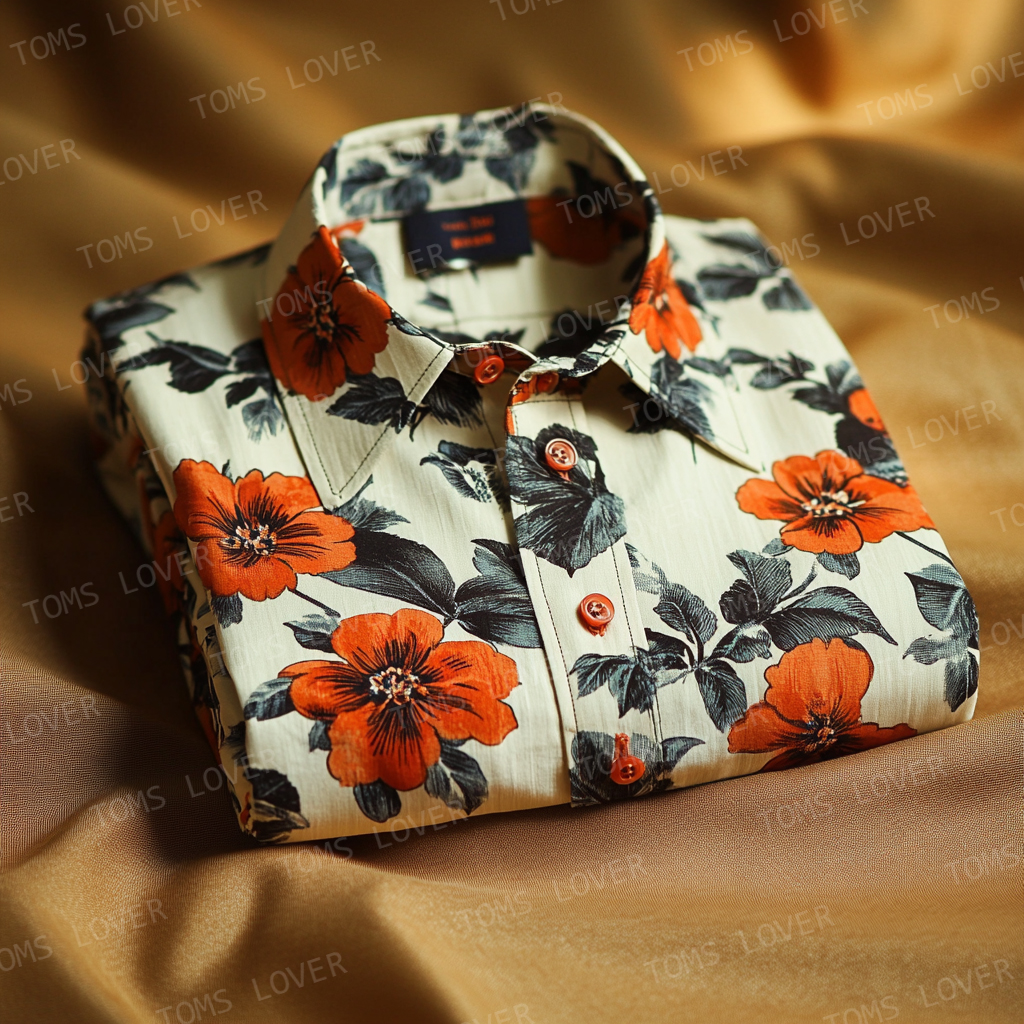 Floral print shirt for men