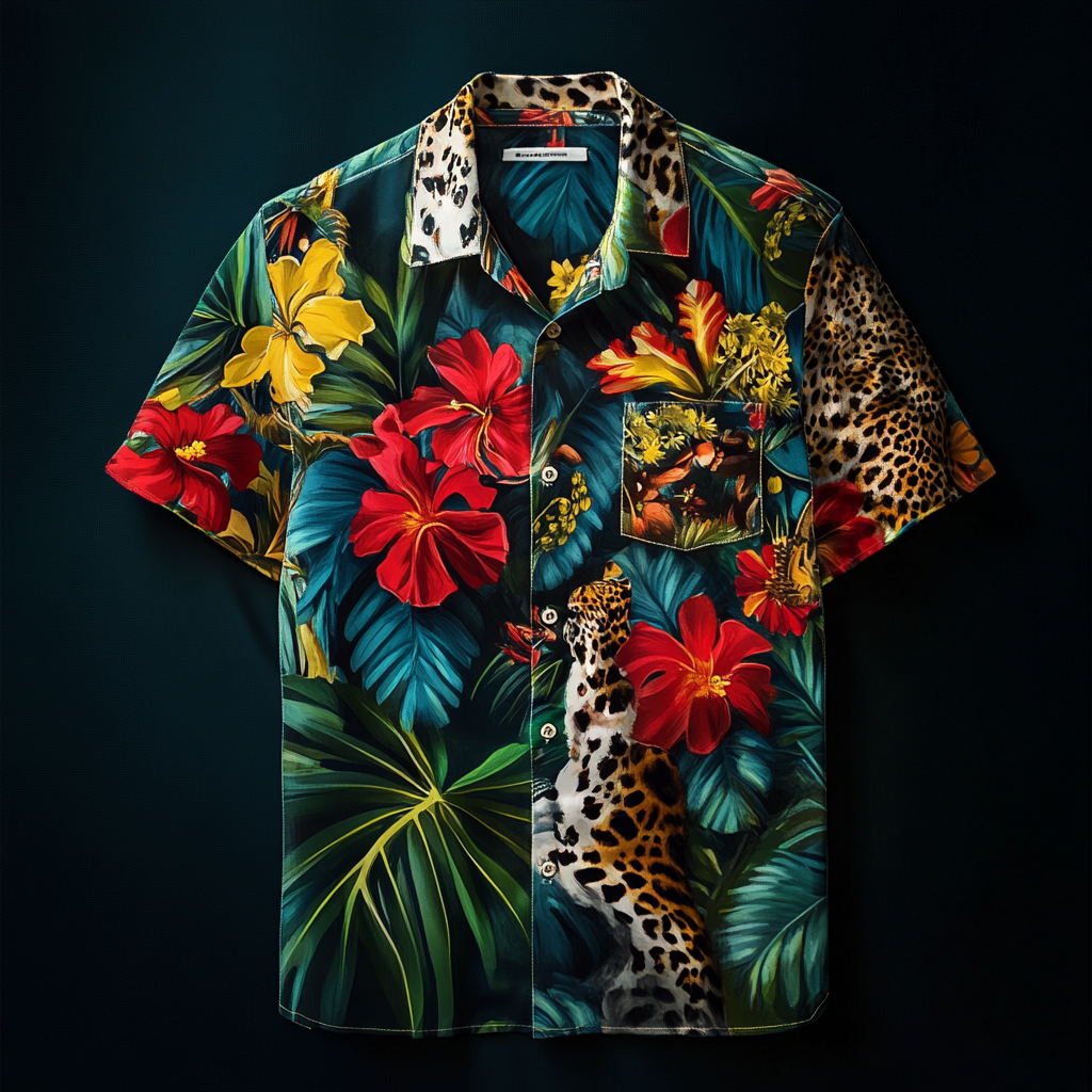 Cotton Casual Resort Hawaiian Shirt