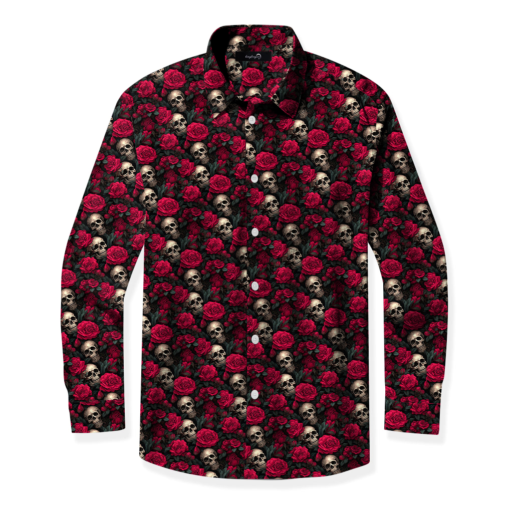 TomsloverMen's chic cutting-edge design printed shirt