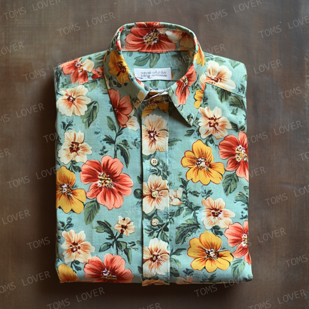 Floral print shirt for men