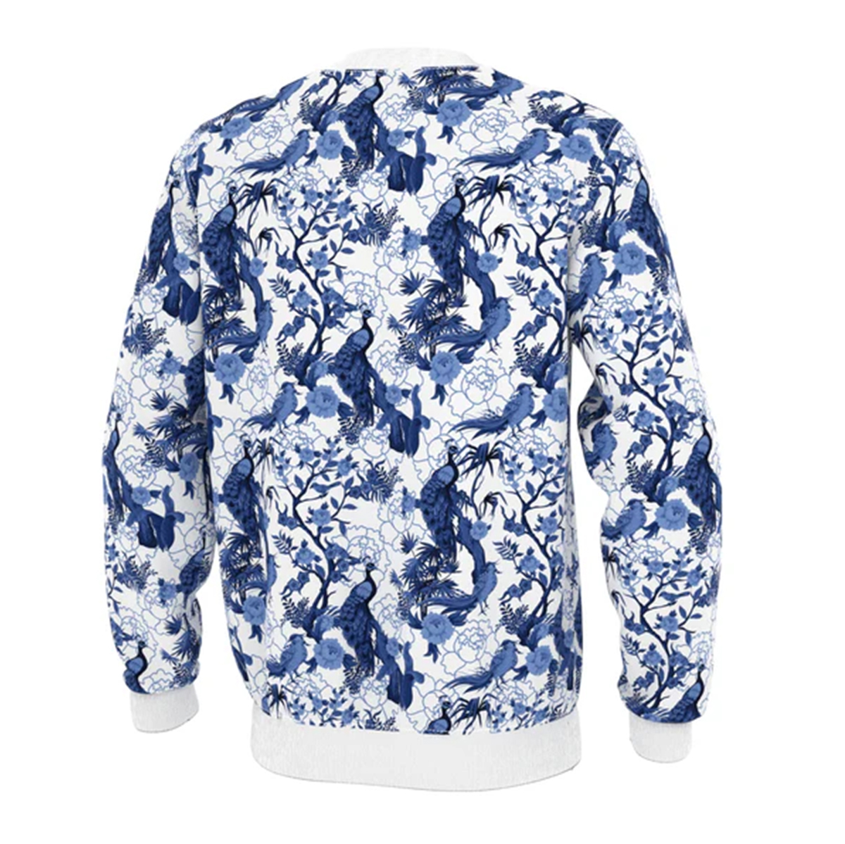 Print Sweatshirt Round Neck Pullover Men