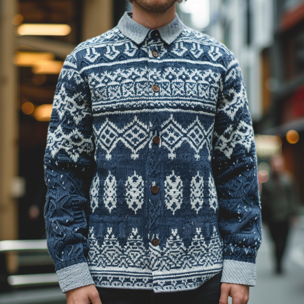 Men's Printed Shirt Woven Pattern