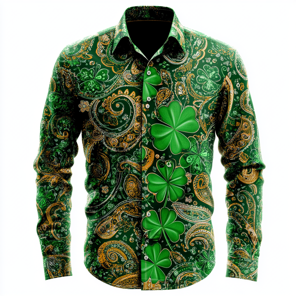 St. Patrick's Day Printed Shirt