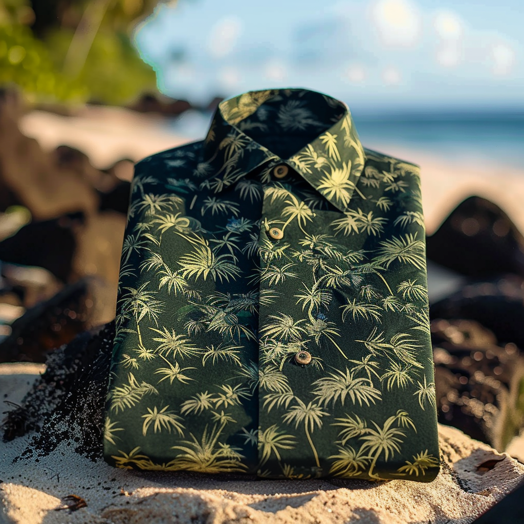 Tomslover  Tropical Print Hawaiian Shirts
