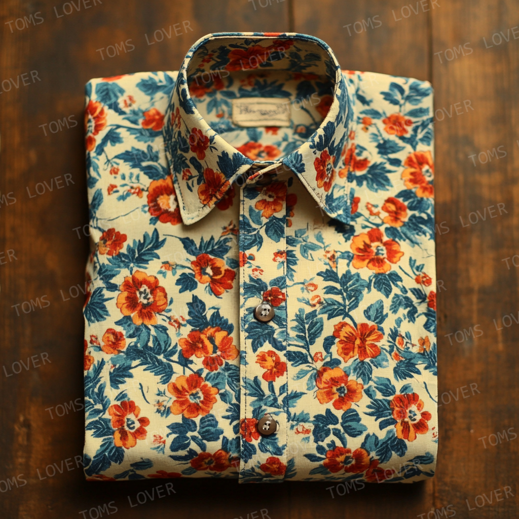 Floral print shirt for men