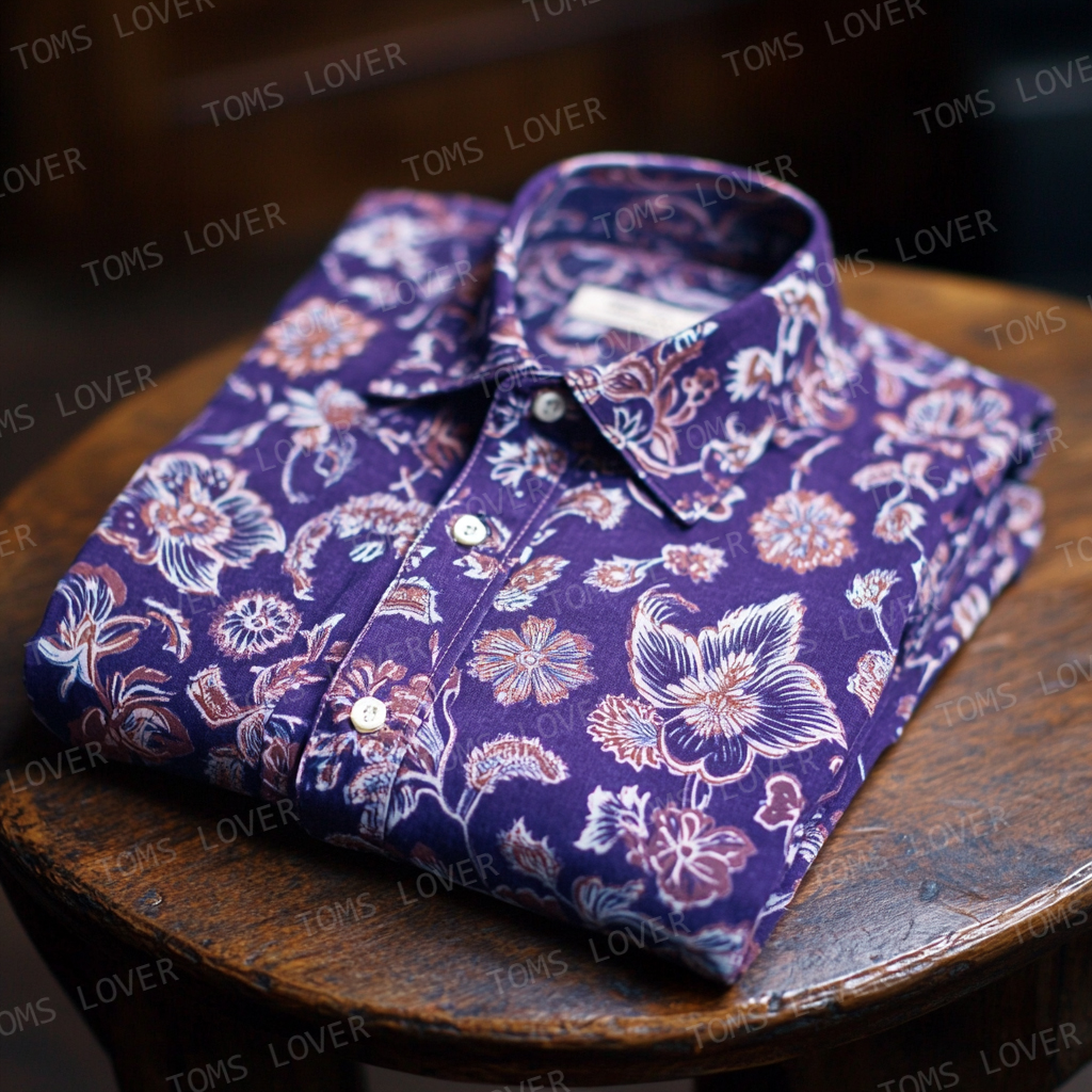 Floral print shirt for men