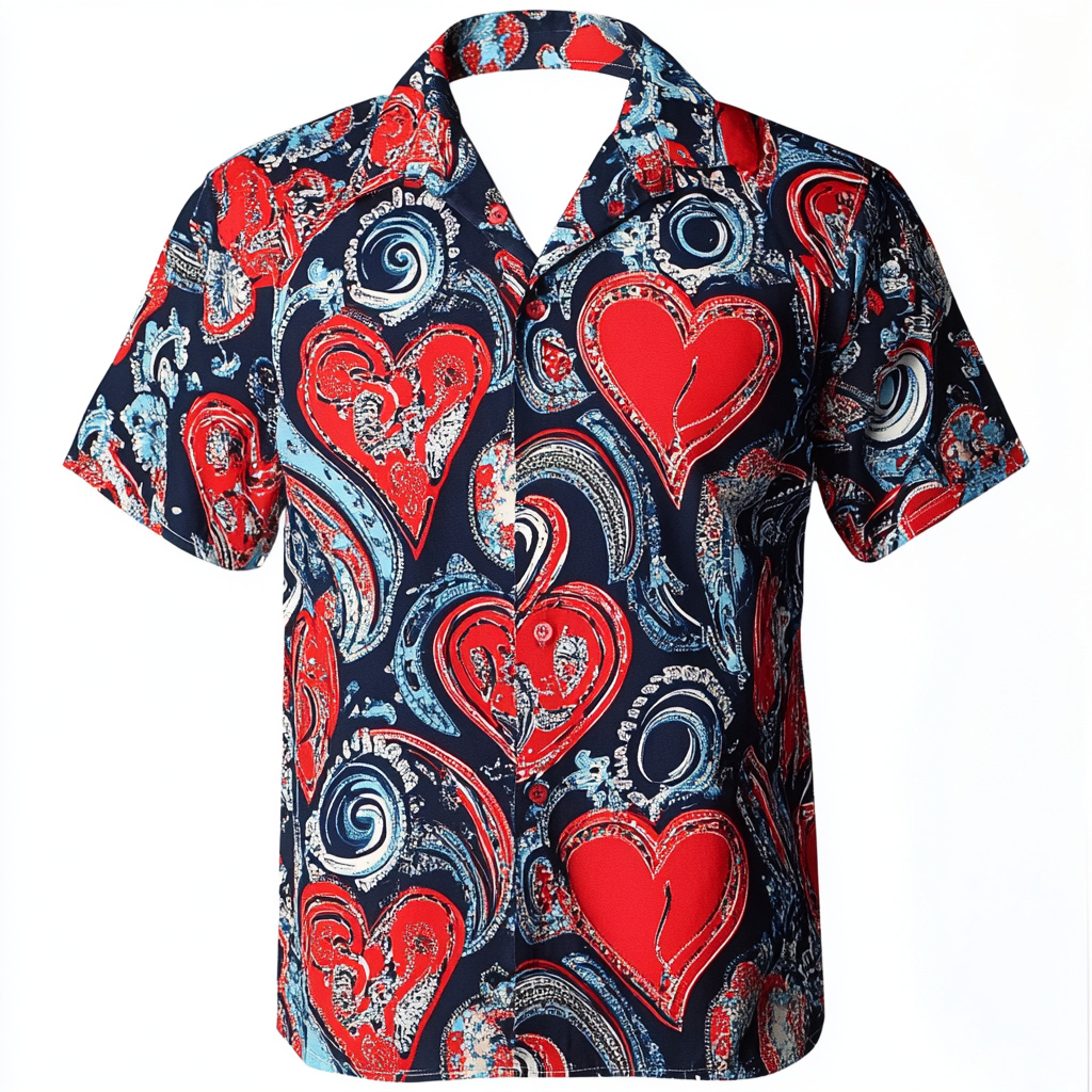 Valentine Heart Surprise Paisley Shirt