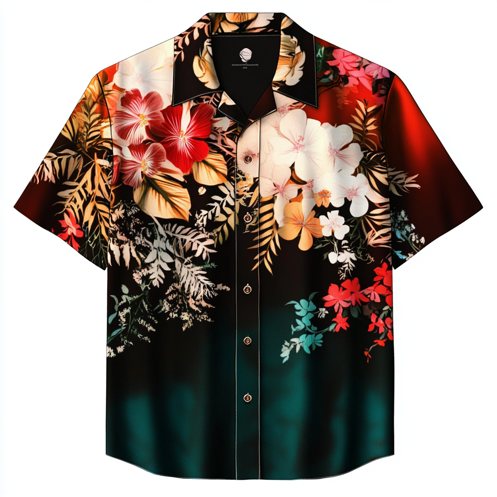 Cotton Casual Resort Hawaiian Shirt