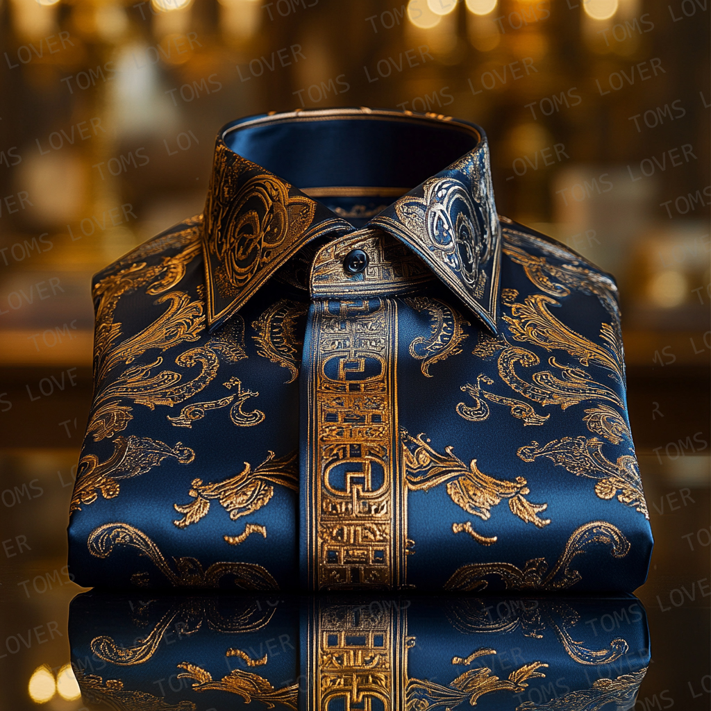 Luxury Court-Inspired Shirt for the Modern Gentleman