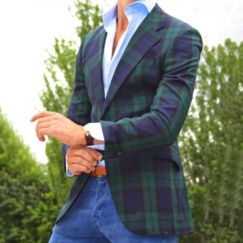 Unique design single button blazer jacket