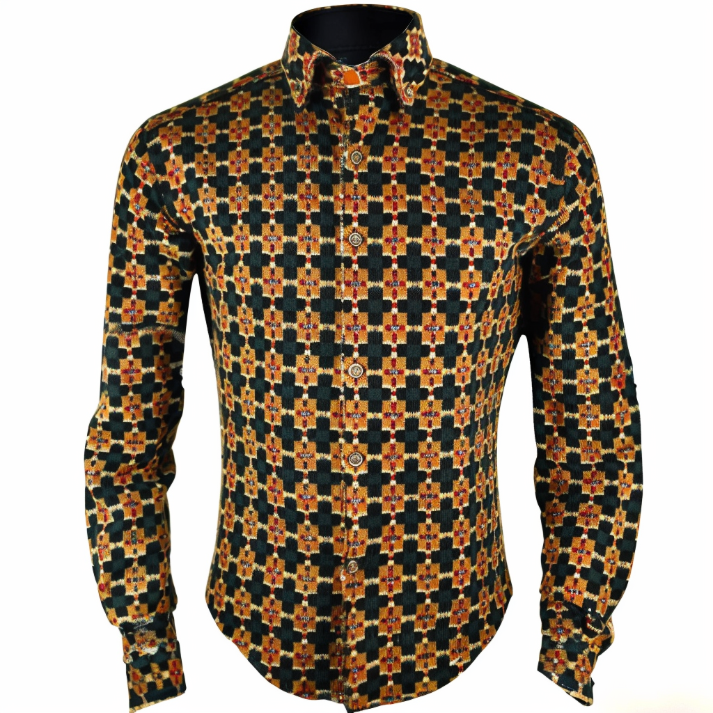Men's Printed Shirt Woven Pattern