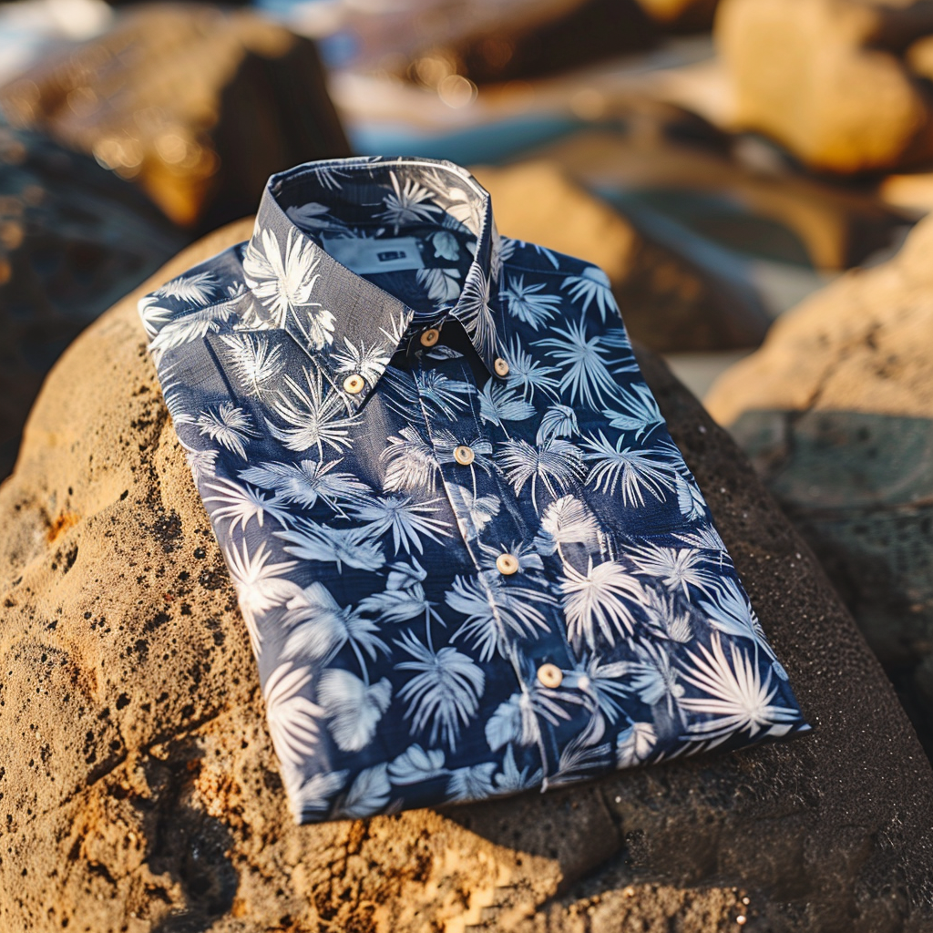 Tomslover  Tropical Print Hawaiian Shirts